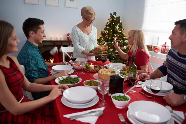 família reunida no natal