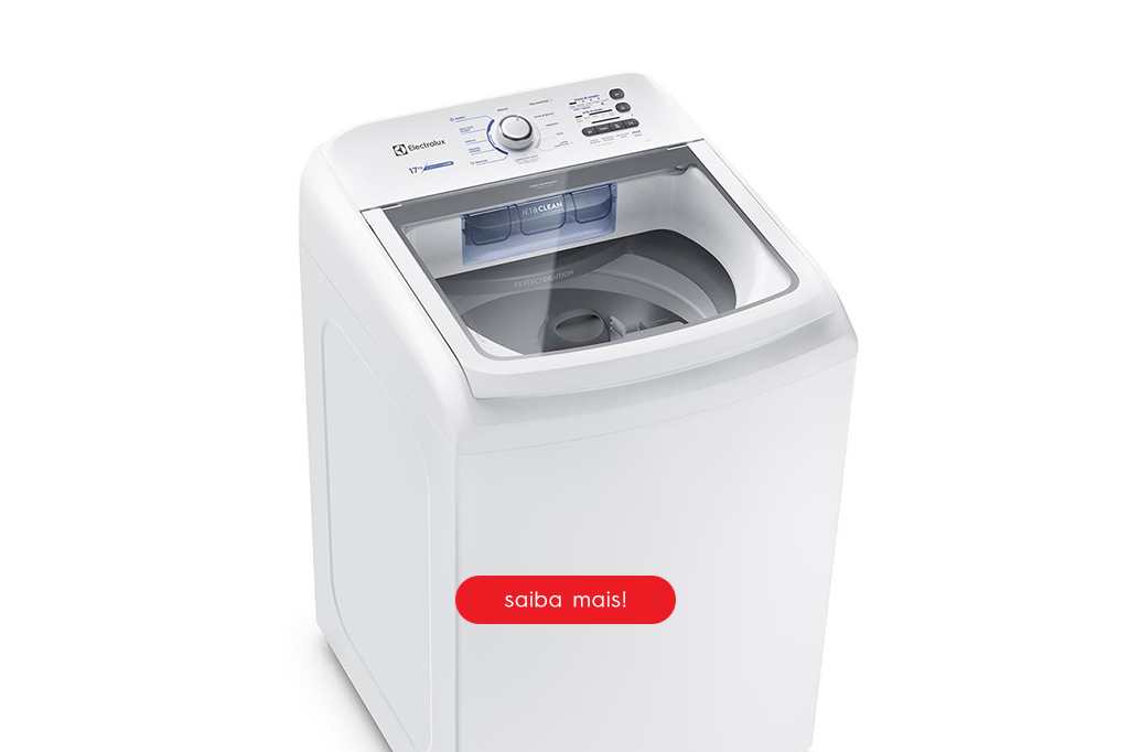 maquina lavar eletrolux branca