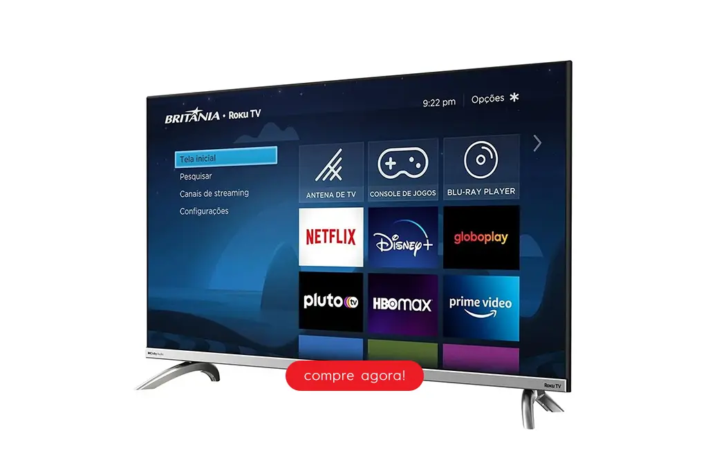 Tv smart da marca britânia